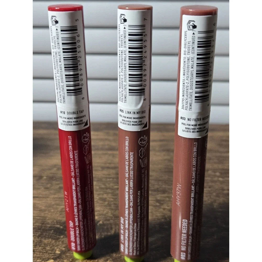 NYX Profesional Makeup Fat Oil Slick Click Lip Balm Trio 3 Shades 0.09‎ oz Each